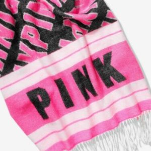 Victoria's Secret Pink Oversized Blanket Scarf New